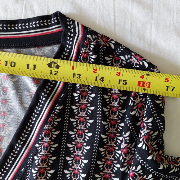 Women's Max Studio Nordstrom Long Sleeve Faux Wrap Floral Dress, Size S - Picture 7 of 10